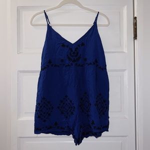 Forever 21 Blue Romper
